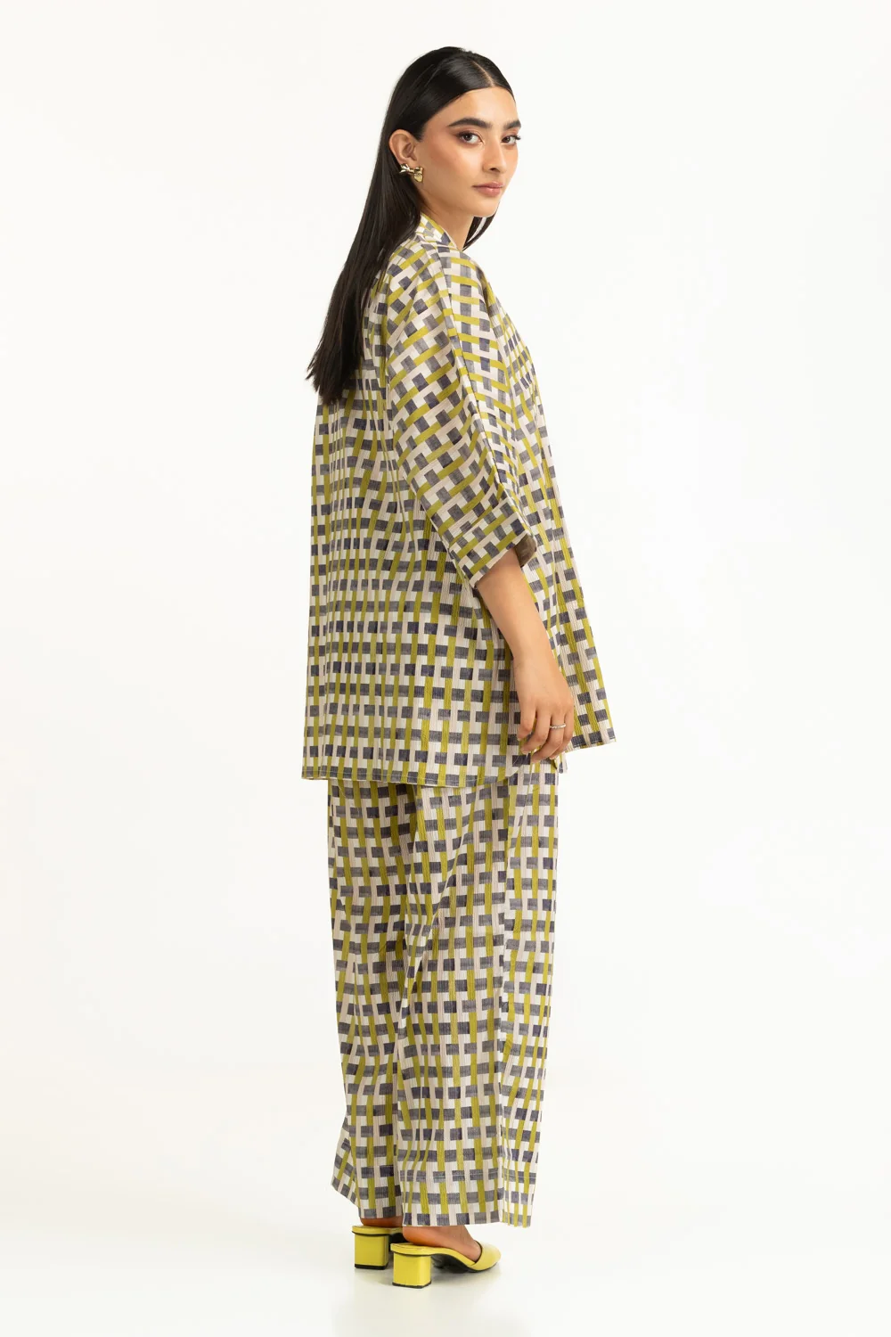 Ripple Crinkle Printed Co-Ord Set - Image 3