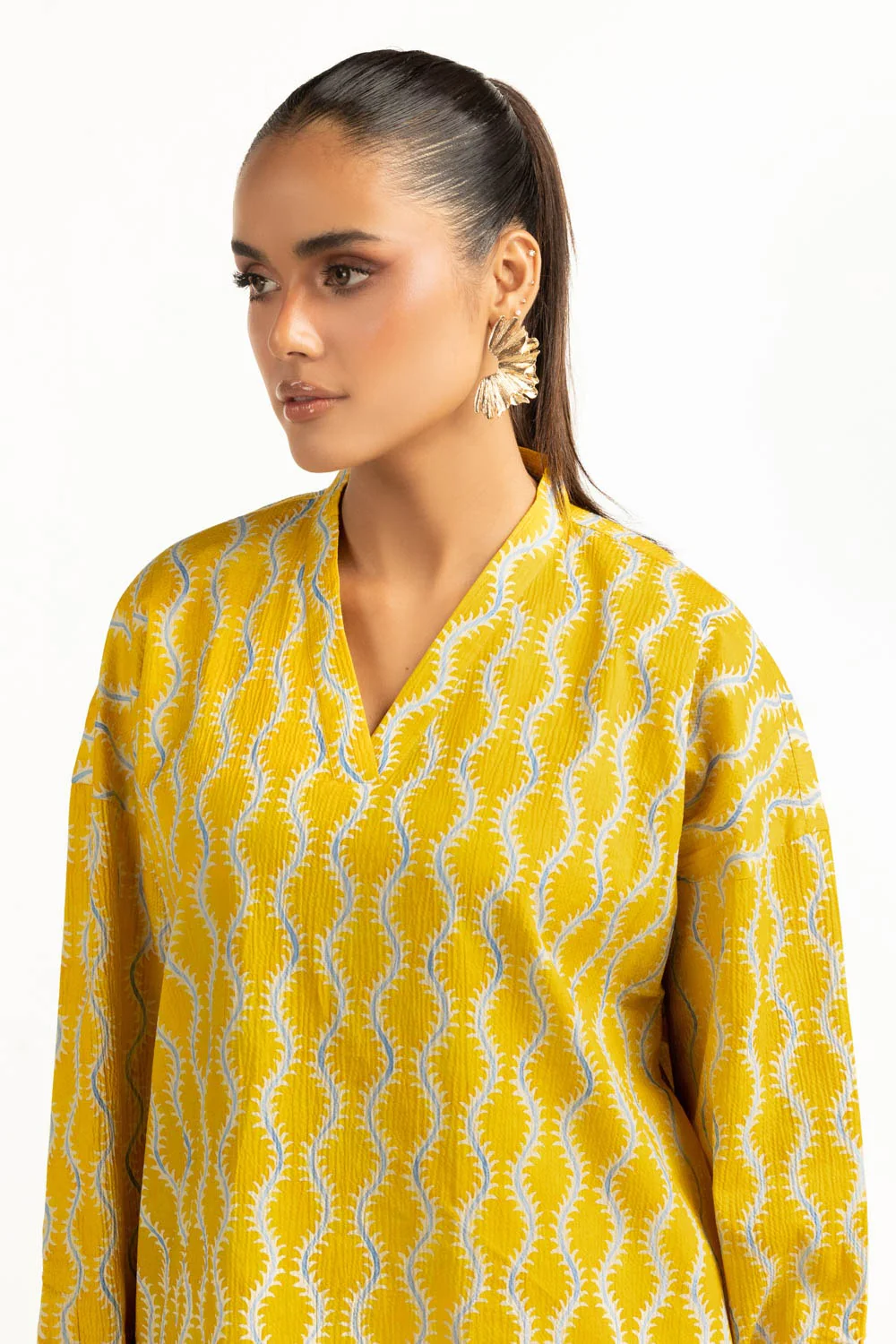 Ripple Crinkle Printed Co-Ord Set - Image 5