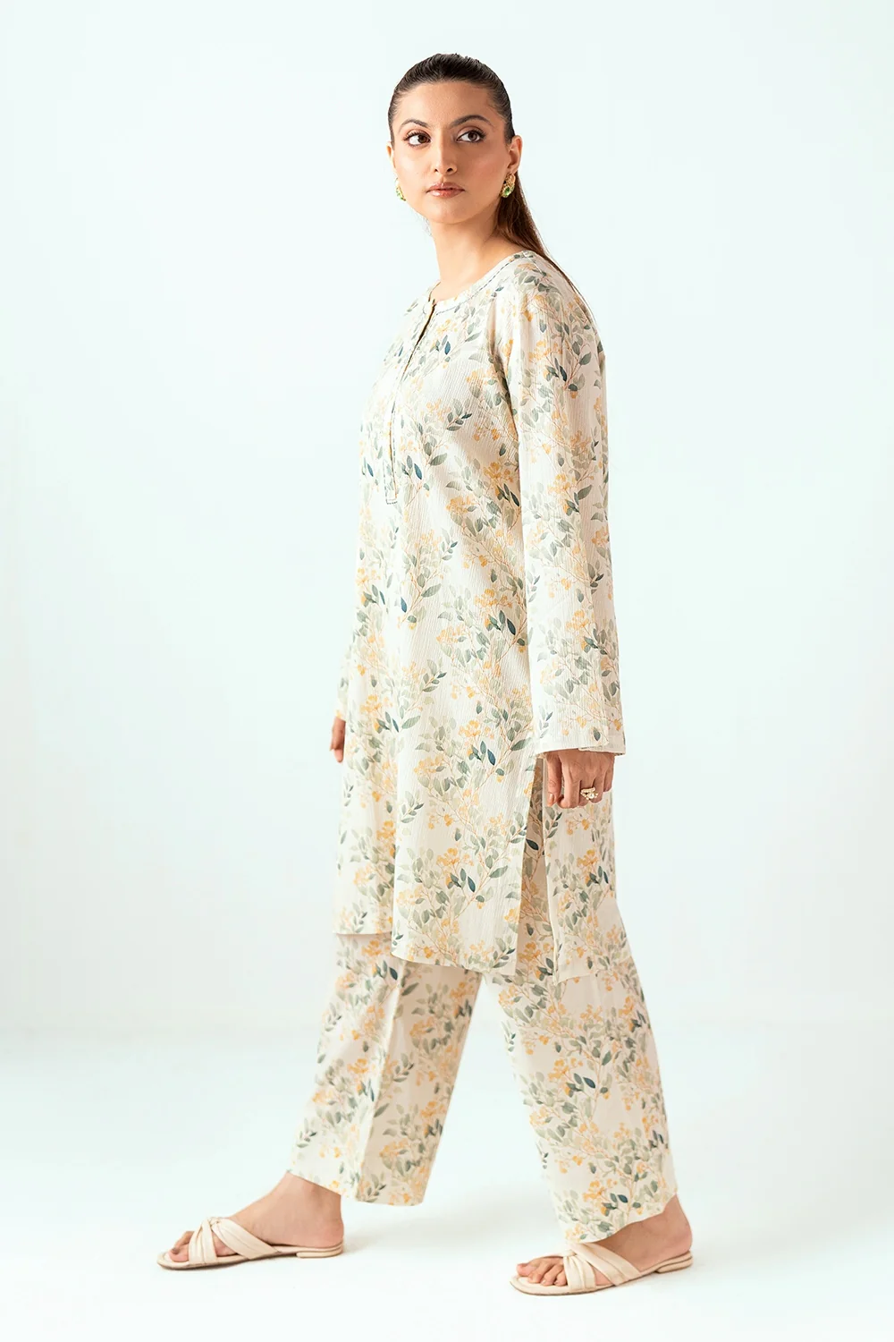 Ripple Crinkle Printed Co-Ord Set - Image 5