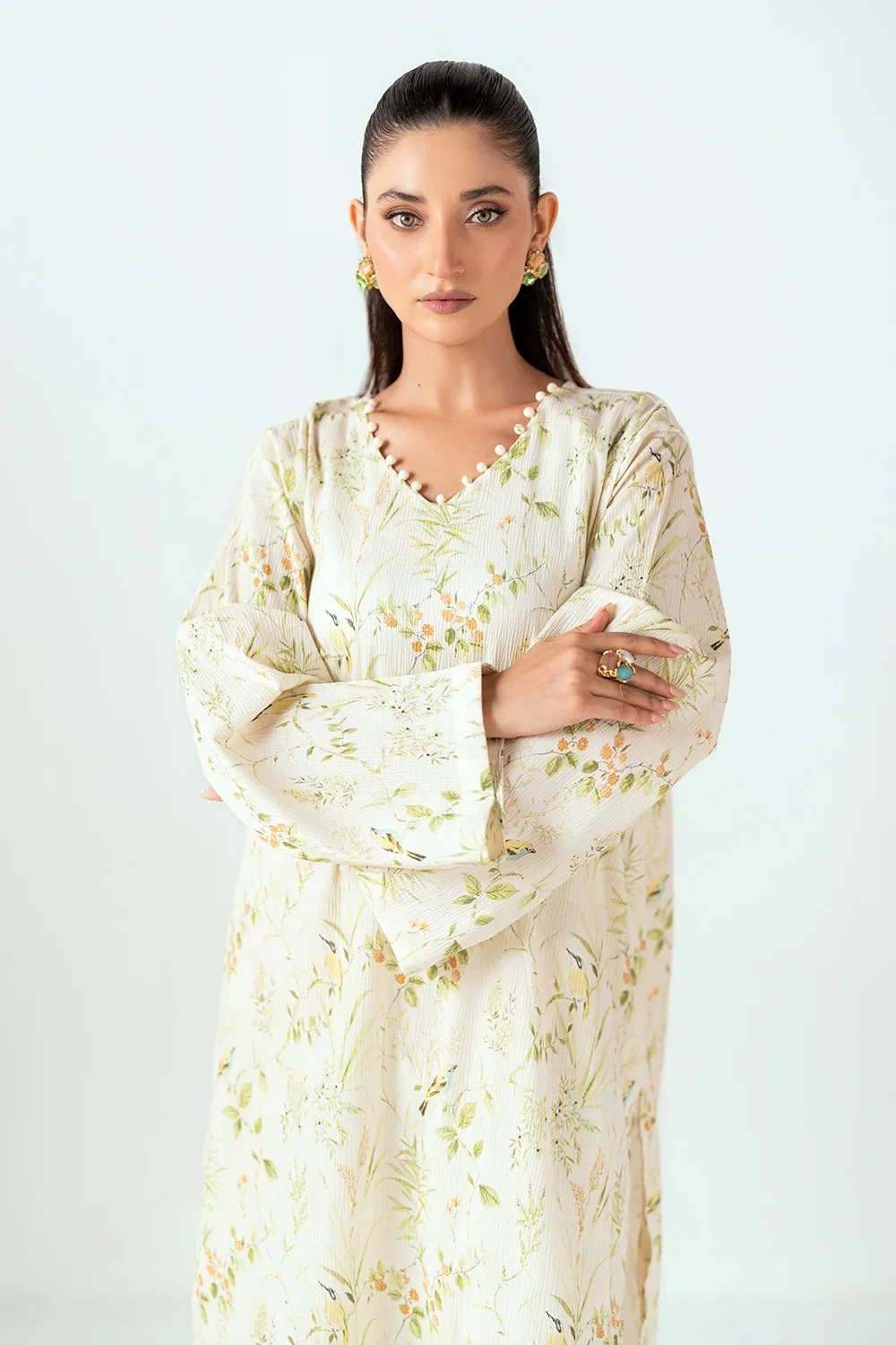 Ripple Crinkle Printed Co-Ord Set - Image 5