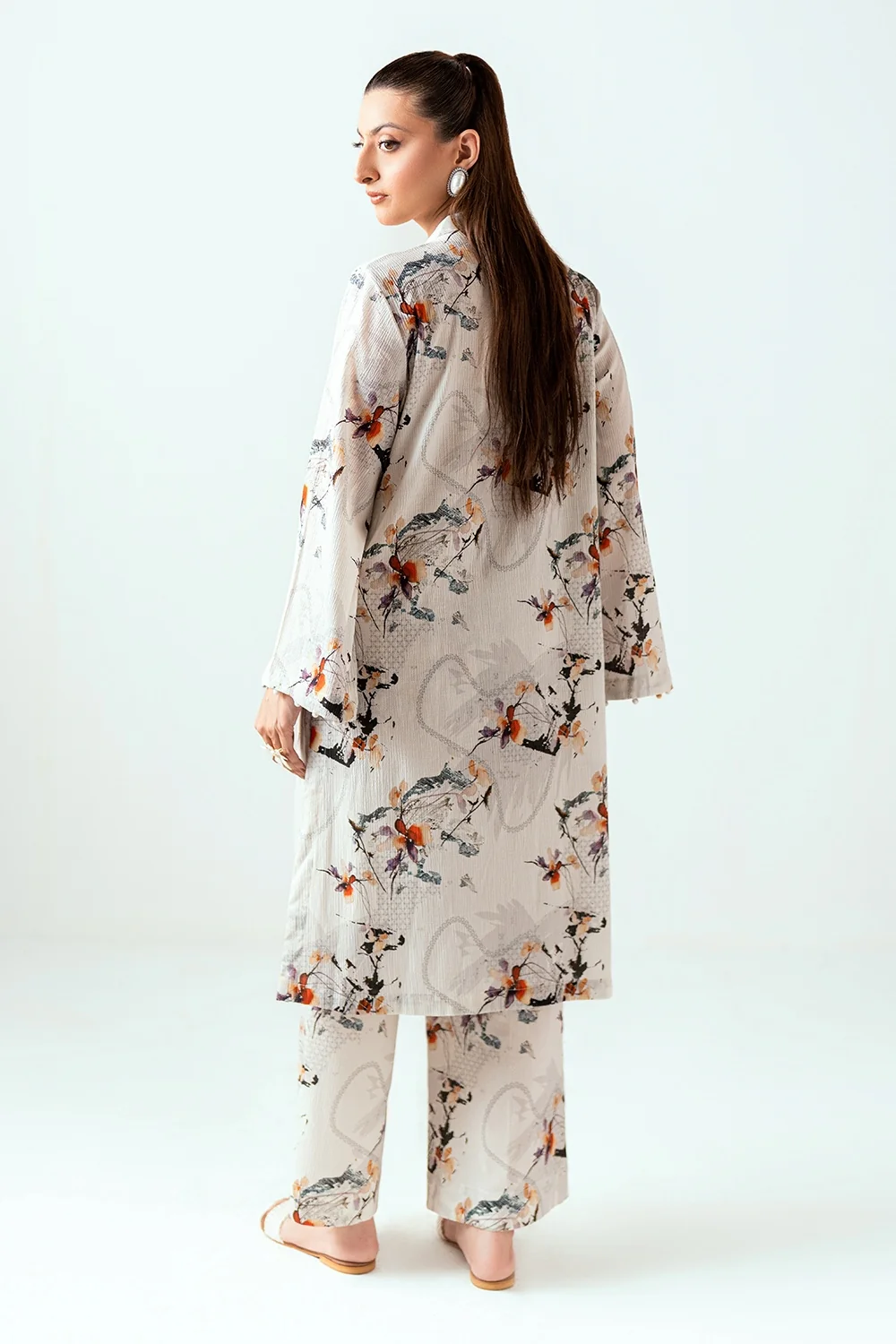 Ripple Crinkle Printed Co-Ord Set - Image 3