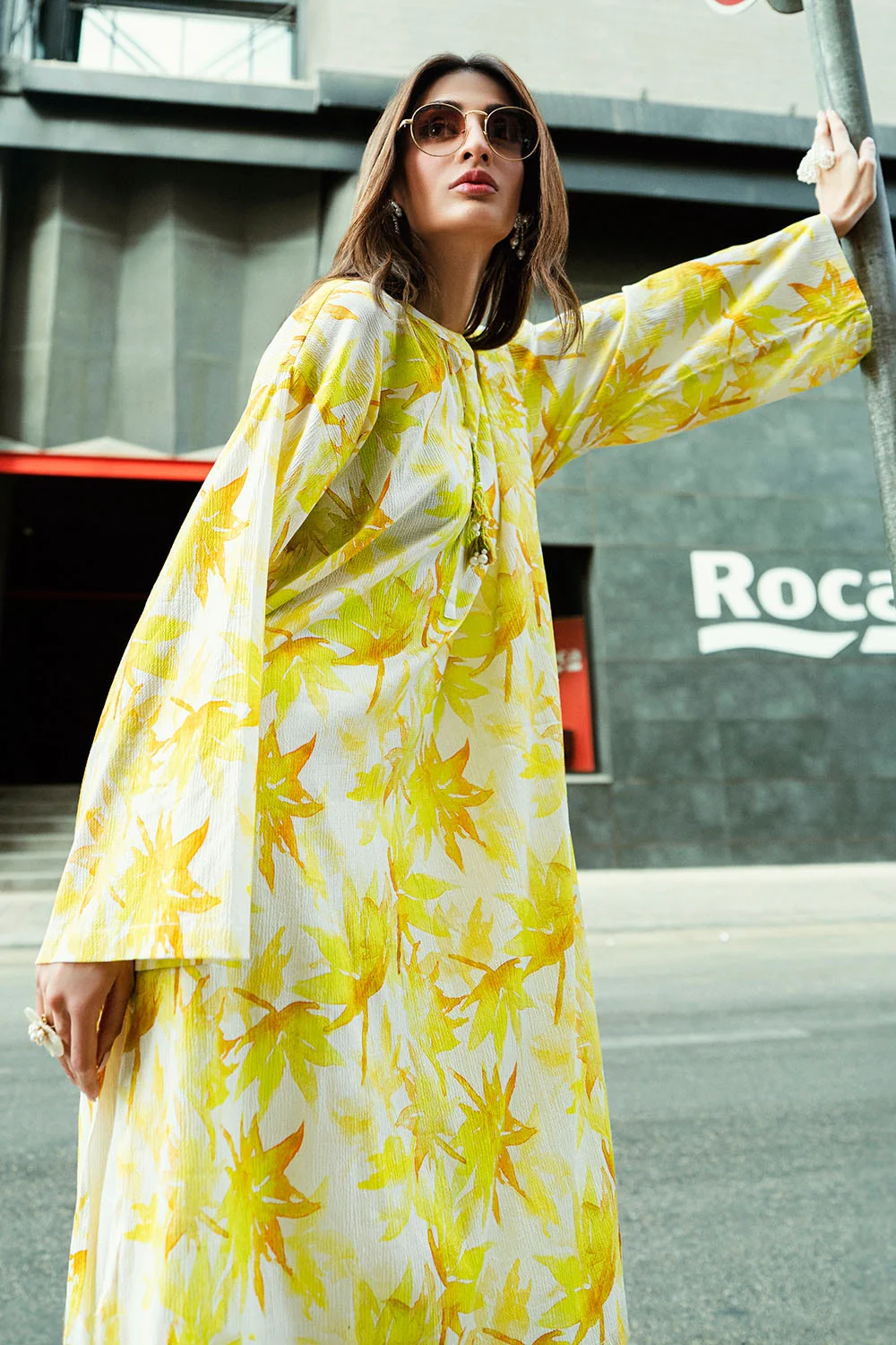 Ripple Crinkle Printed Co-Ord Set - Image 4