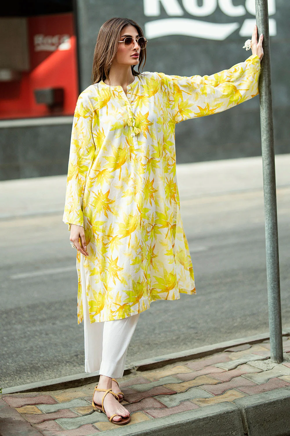 Ripple Crinkle Printed Co-Ord Set - Image 5