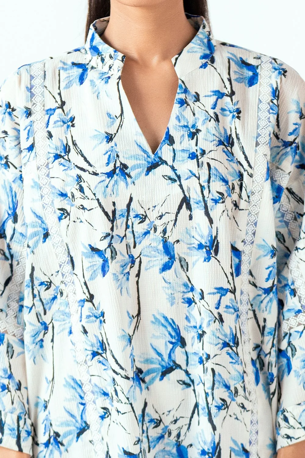 Ripple Crinkle Printed Co-Ord Set - Image 2