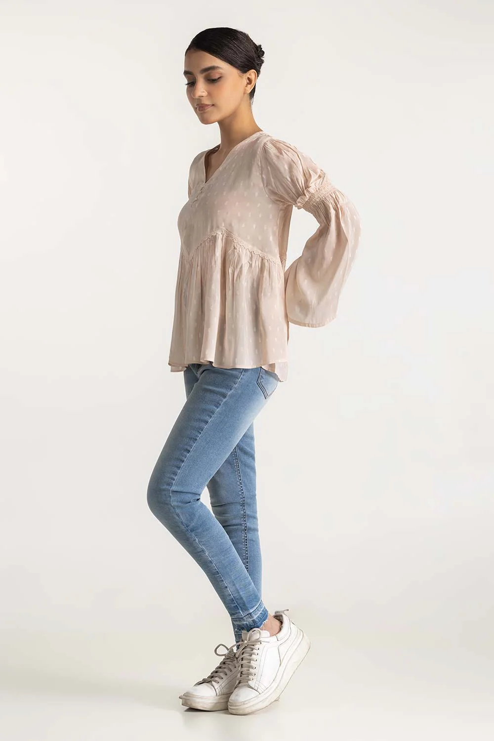 Ruffled Layered Blouse - Image 4
