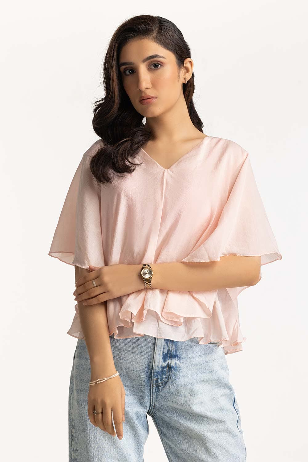 Ruffled Layered Blouse - Image 3