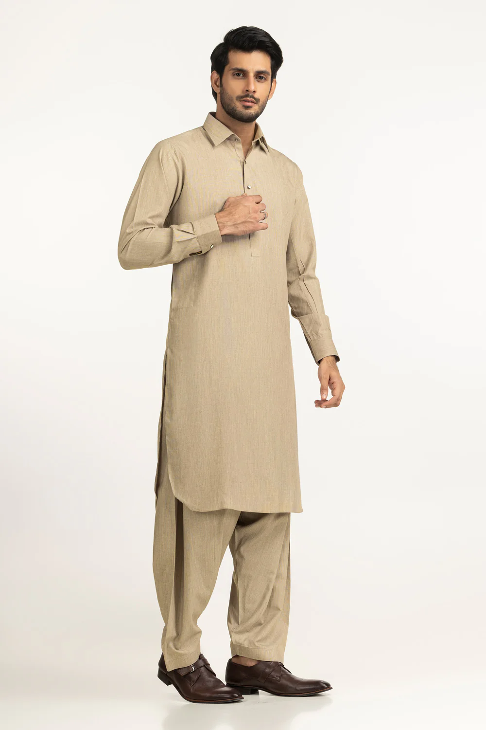 Sada Bahar Unstitched Fabric Blended-LF - Image 3