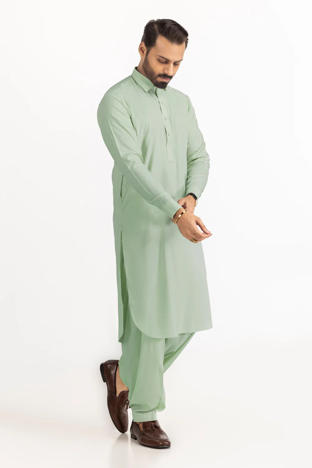 Sangam Cotton Unstitched Fabric Cotton-LF - Image 9