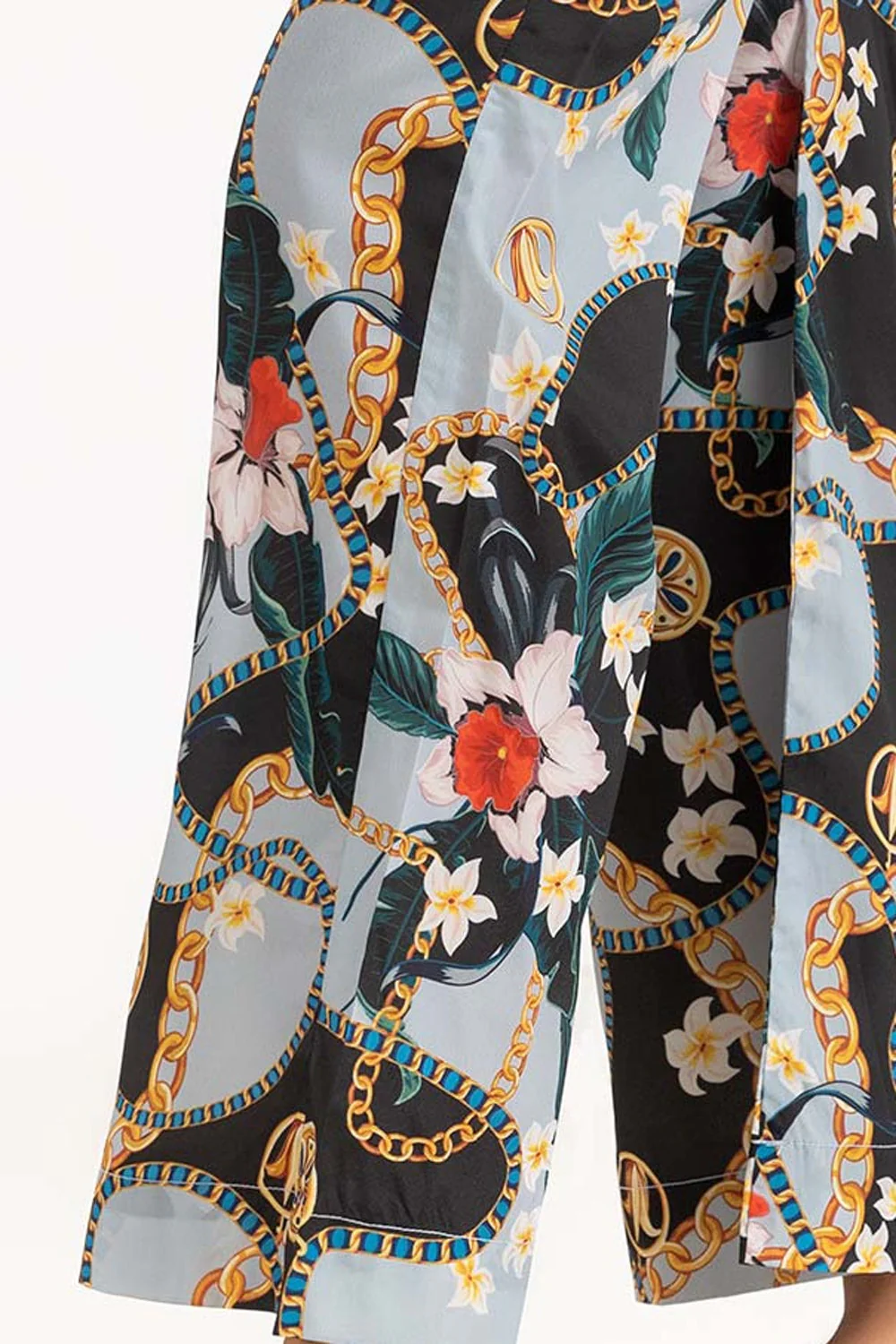 Satin Silk Printed Trouser - Image 3