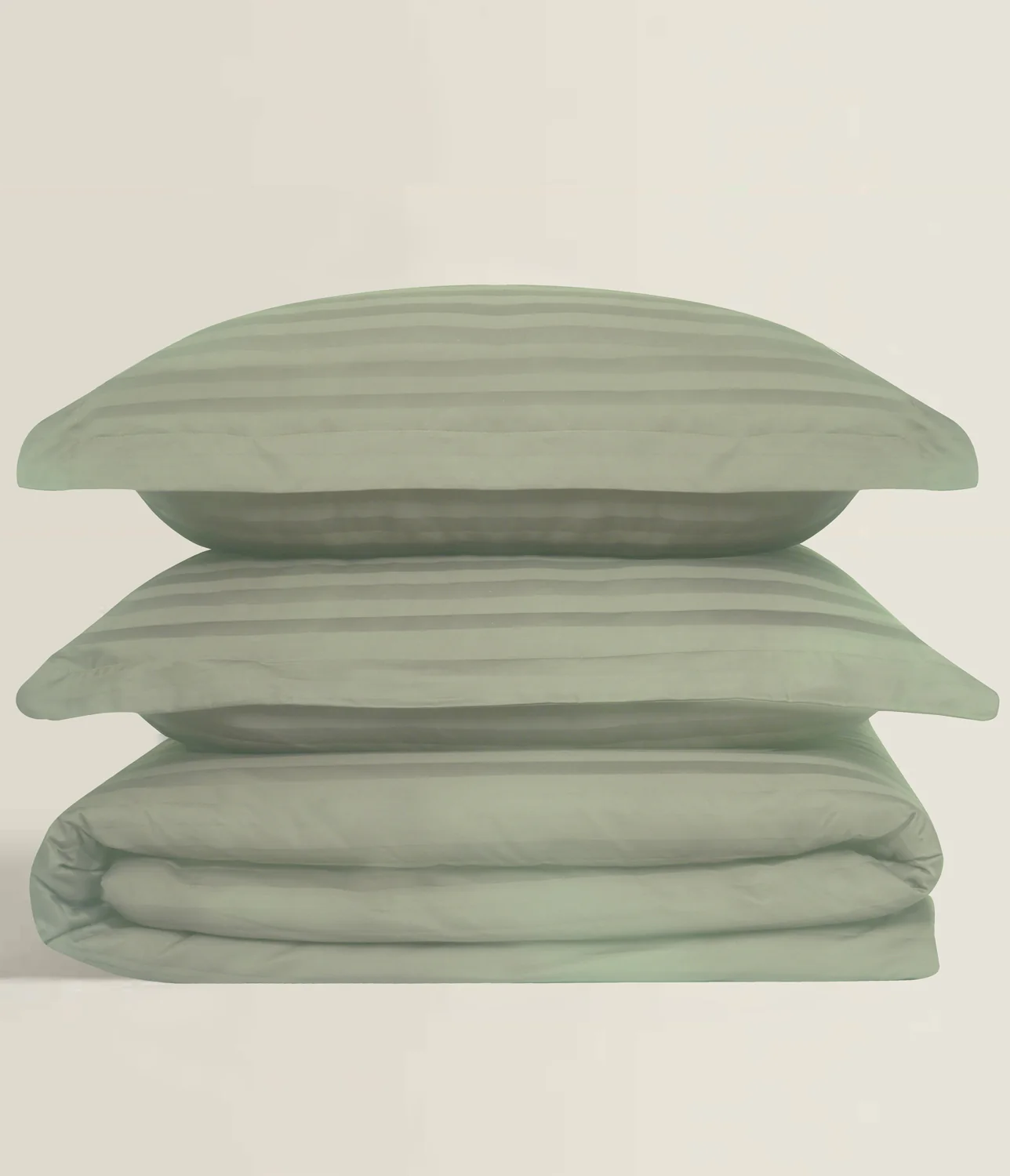 Seacrest Stripe Satin T-250 Quilt Cover Set - Image 3