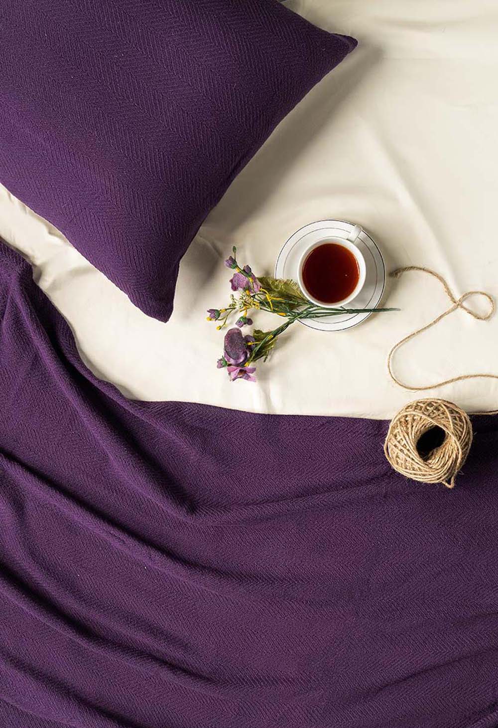 Shadow Purple Thermal Cushion Cover - Image 4