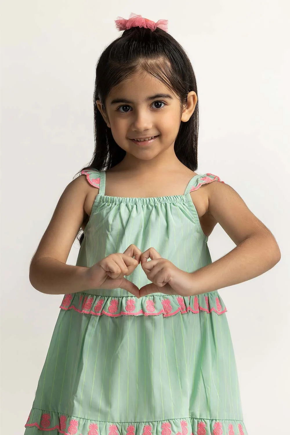 Sleeveless Embroidered Dress - Image 3