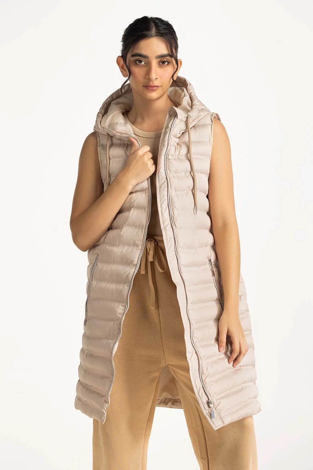 Sleeveless Puffer Jacket - Image 3