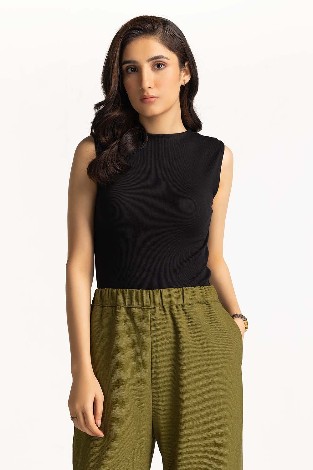 Sleeveless Ribbed Top - Image 5