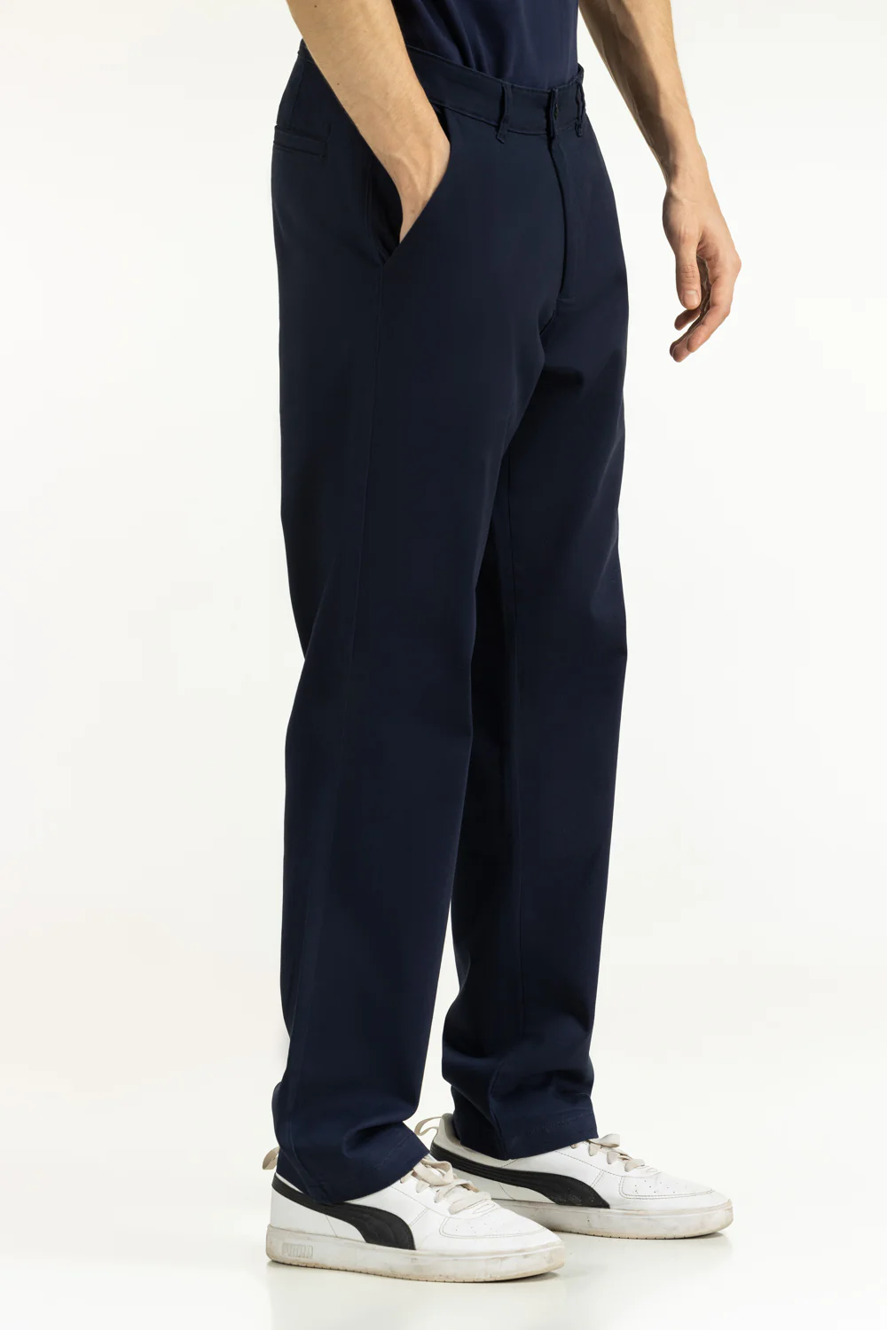 Slim Fit Khaki Pants - Image 2