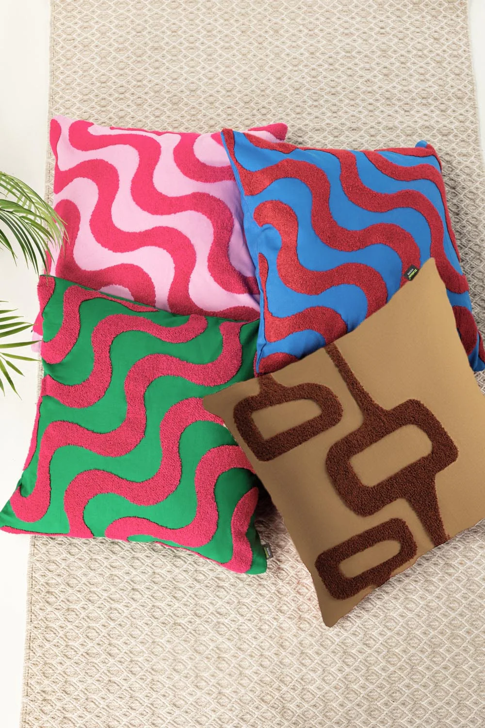 SS25-EC-006 Terry Embroidered Cushion Cover - Image 4