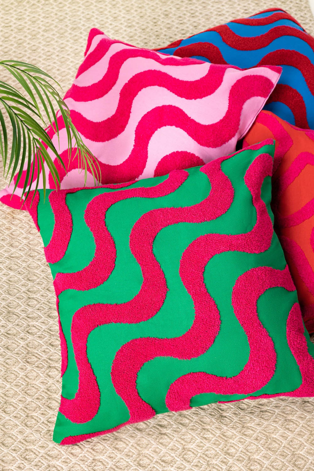 SS25-EC-017 Terry Embroidered Cushion Cover - Image 4