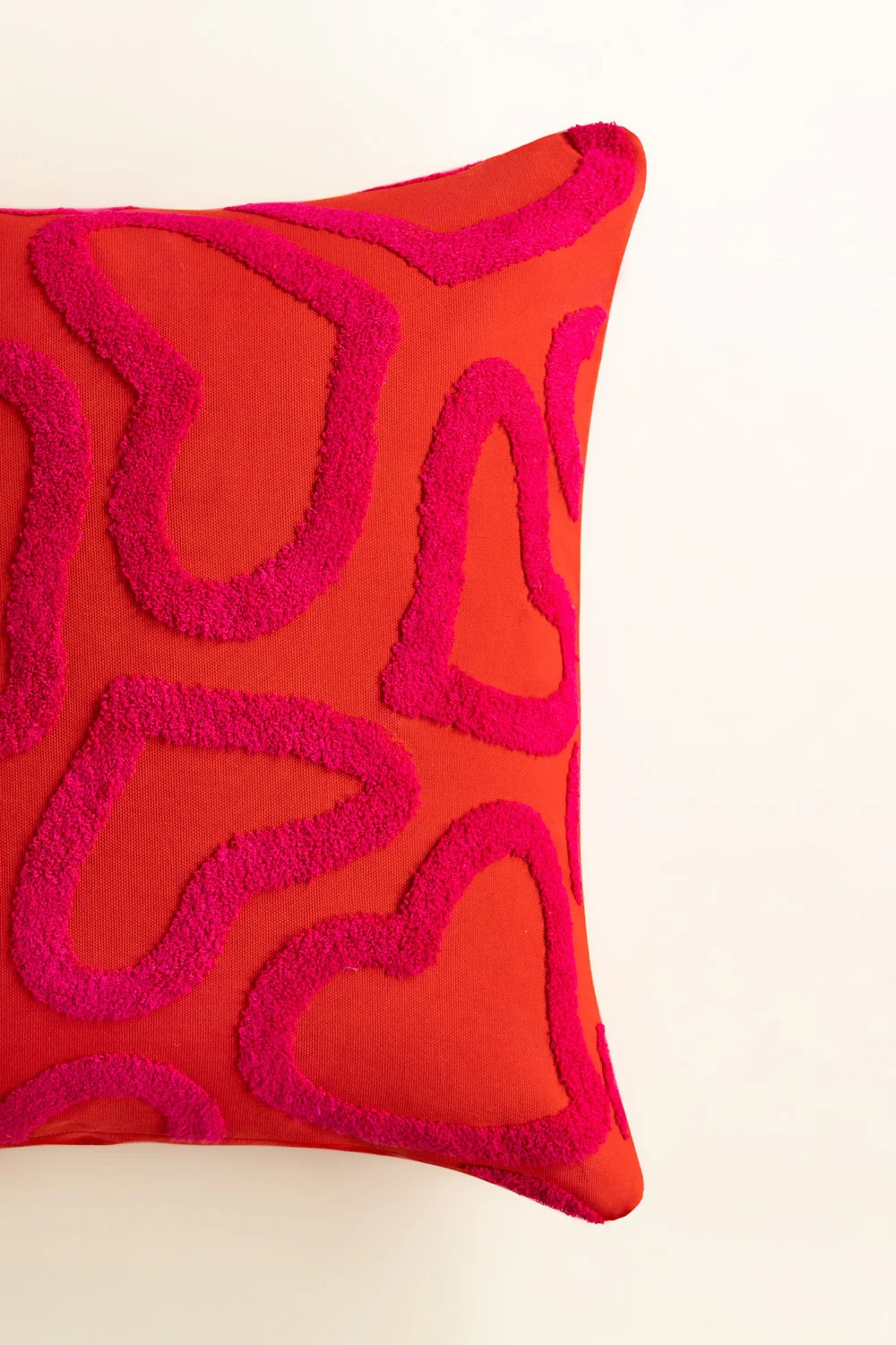 SS25-EC-034 Terry Embroidered Cushion Cover - Image 2