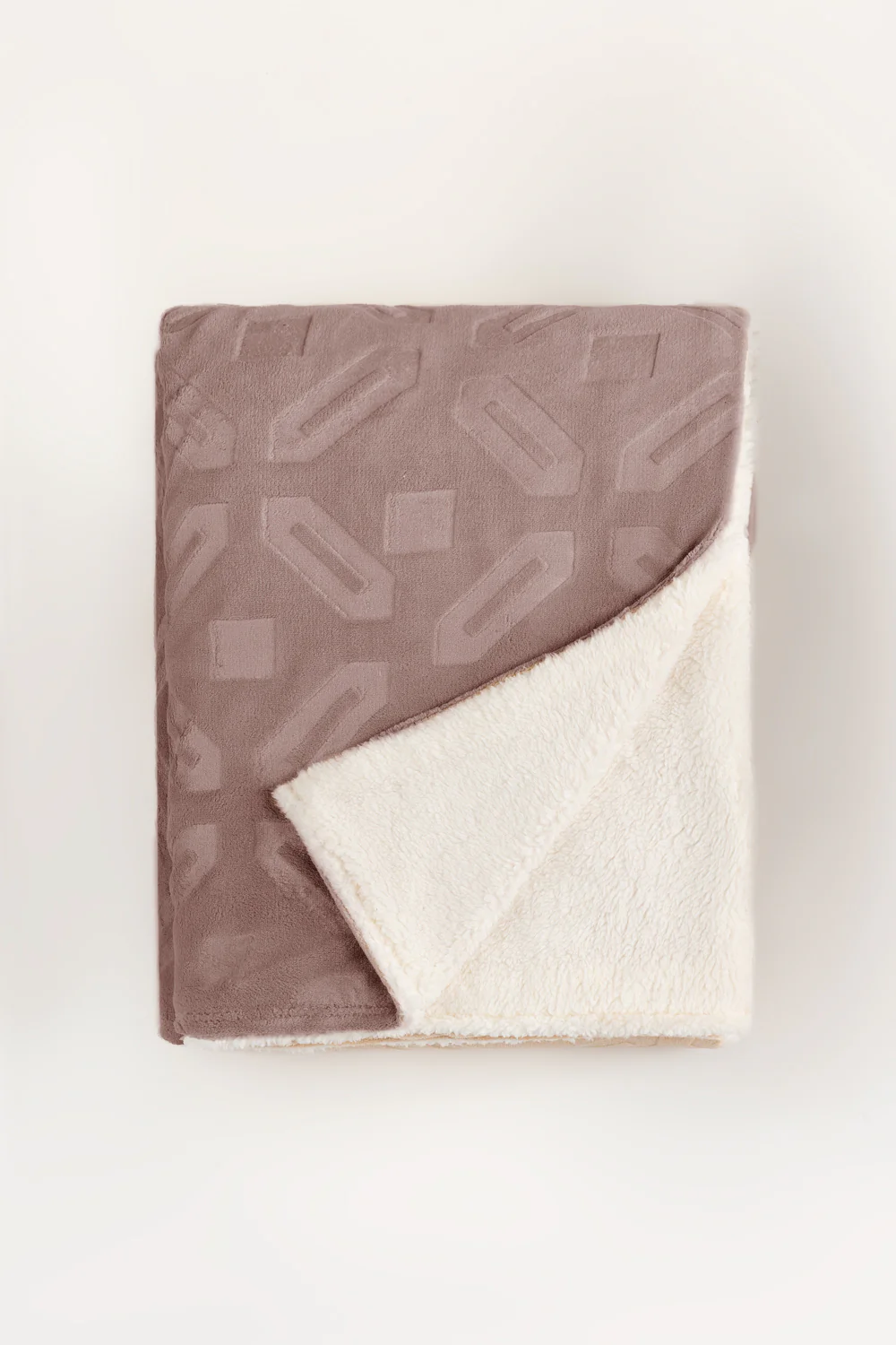 Bark Double Ply Fleece Throw