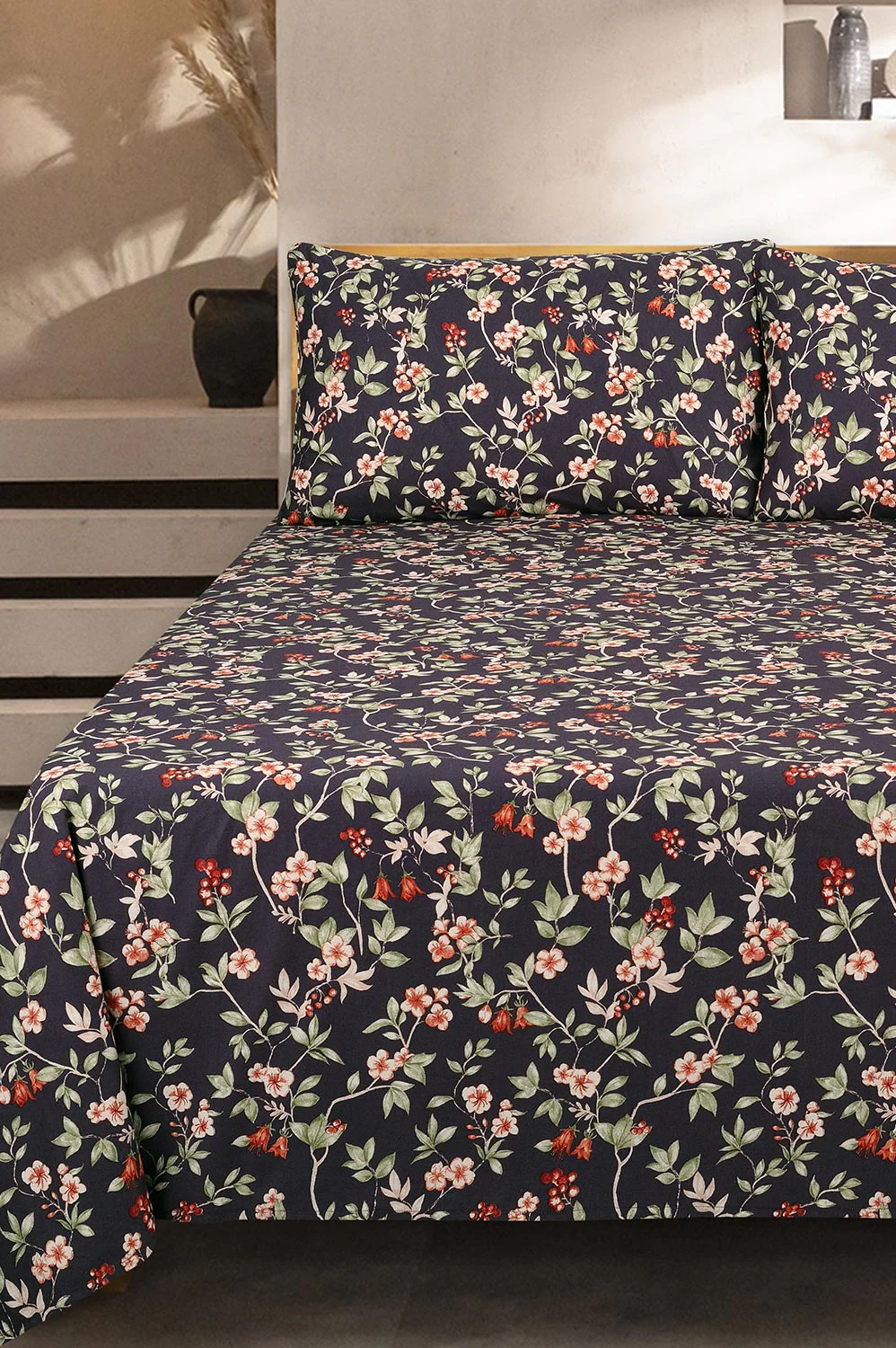 Starlit Bloom Everyday Classic Bed Sheet Set - Image 5