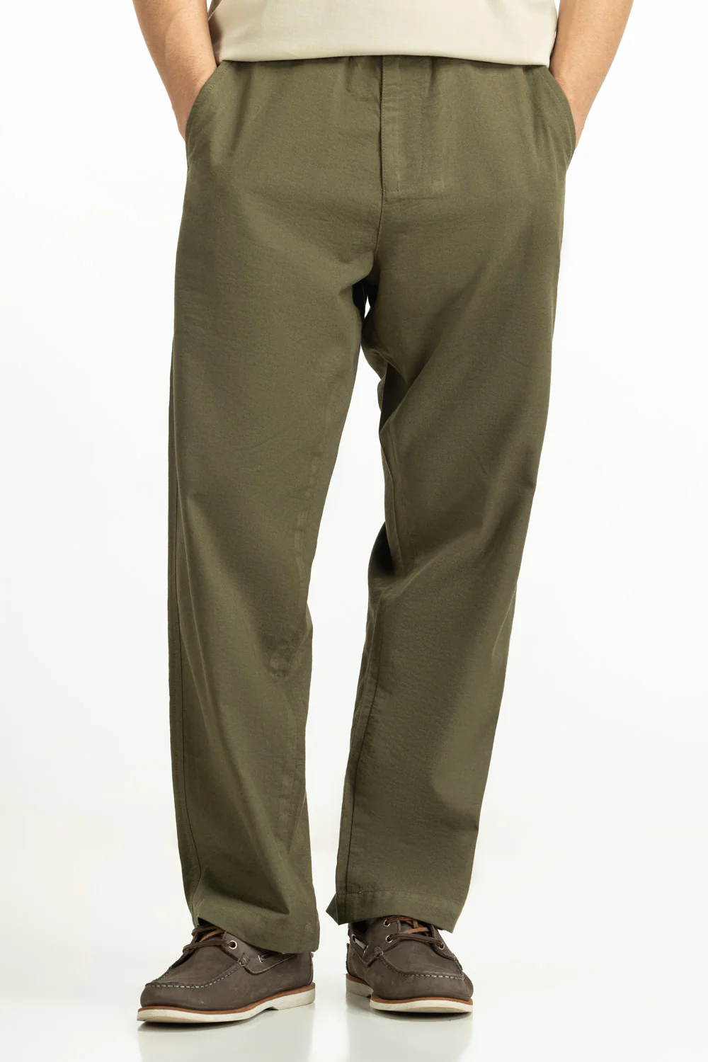 Straight Fit Trousers