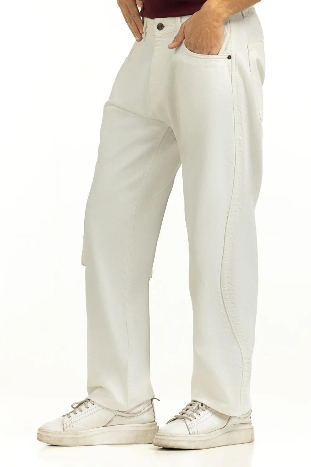 Straight Fit Trousers - Image 3