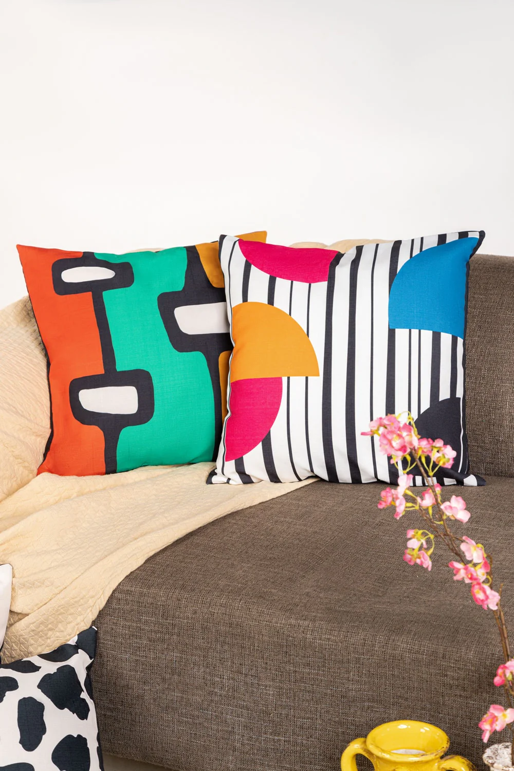 Stripes Digital Printed Cushion Cover - Image 4