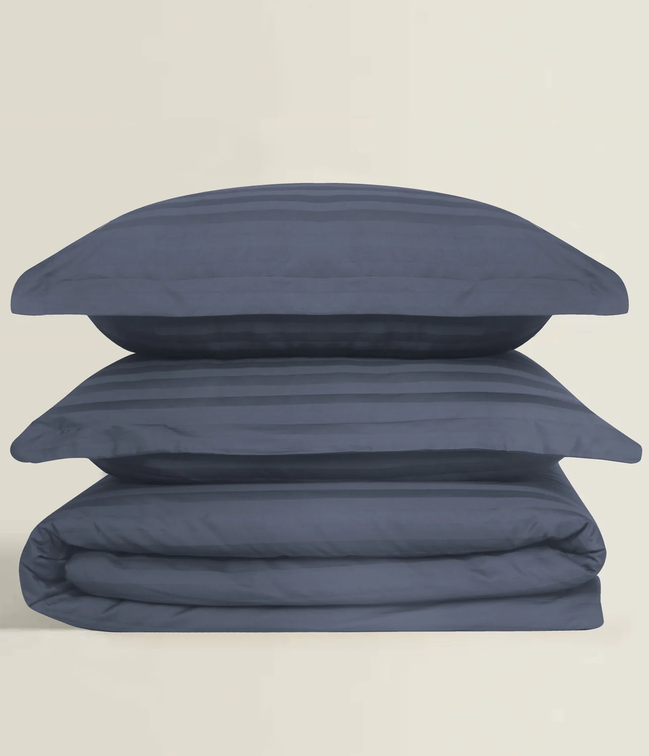 Stromy Stripe Satin T-250 Quilt Cover Set - Image 2