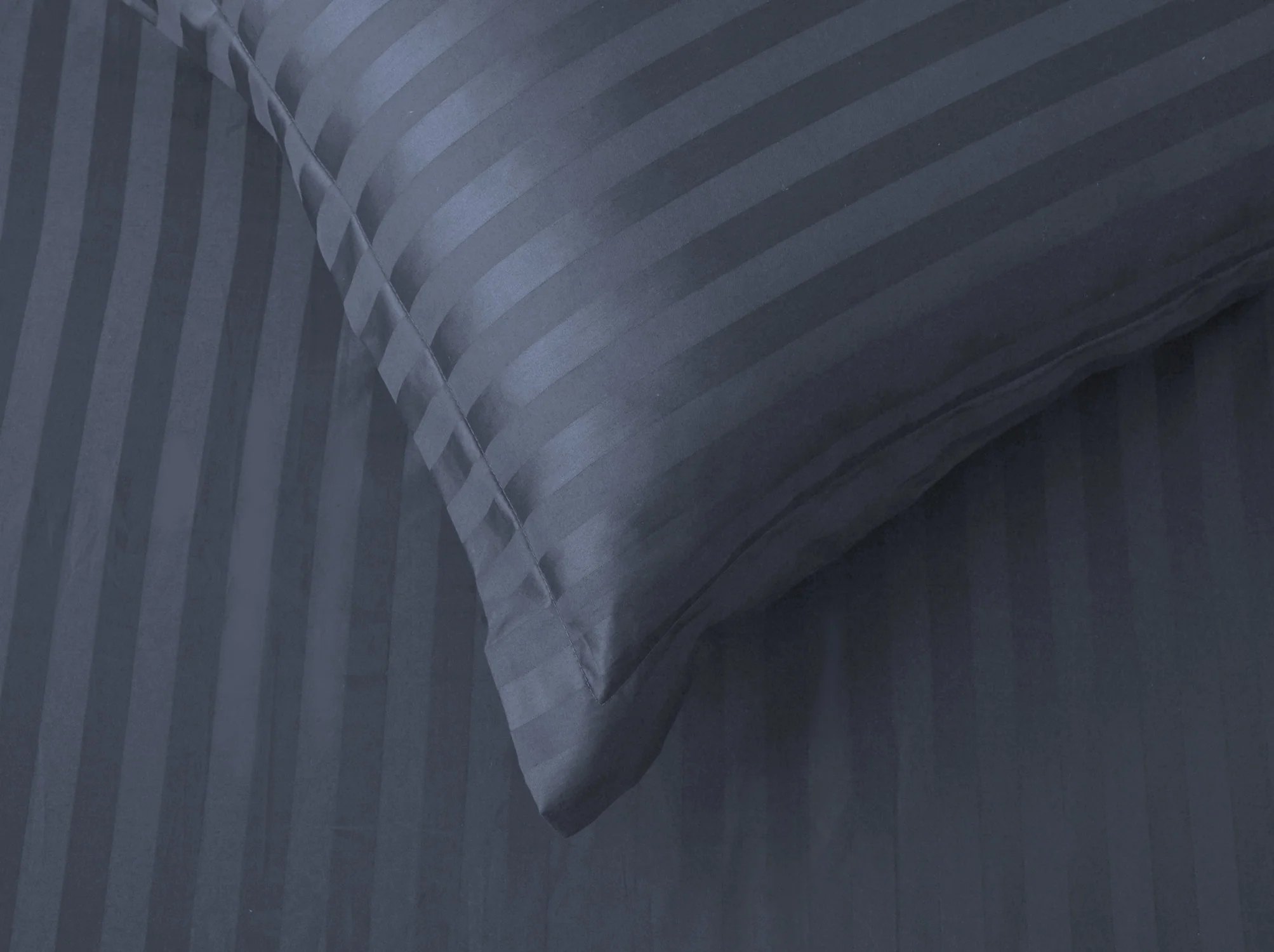 Stromy Stripe Satin T-250 Quilt Cover Set - Image 3