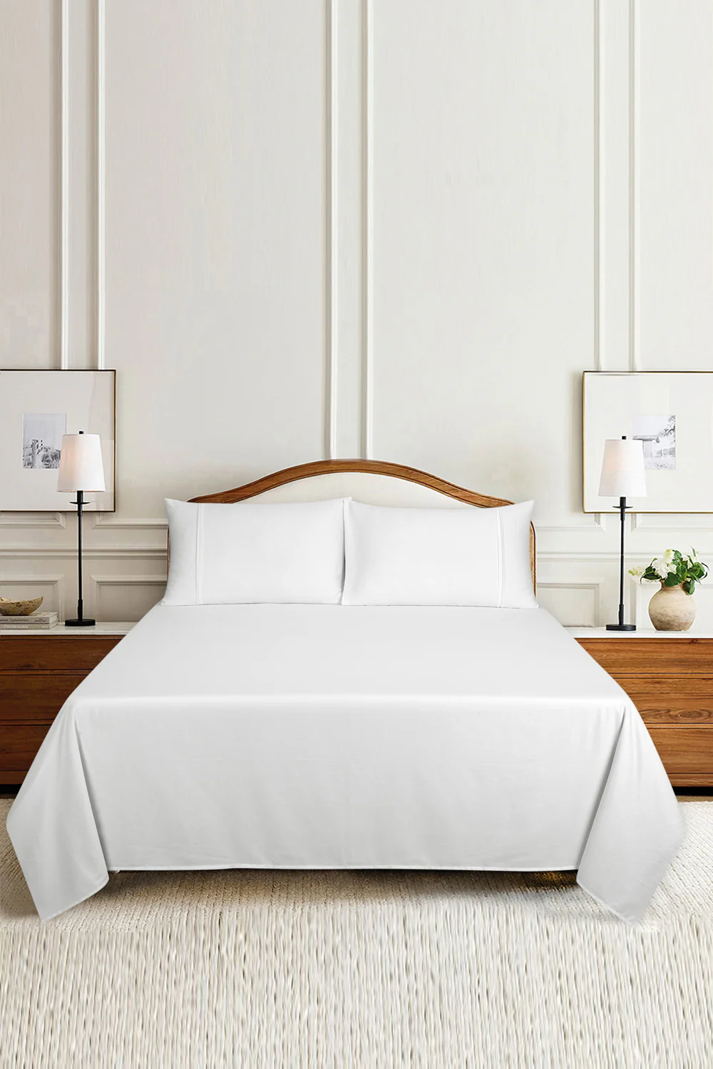 Swan T-200 Dyed Bed Sheet Set - Image 2