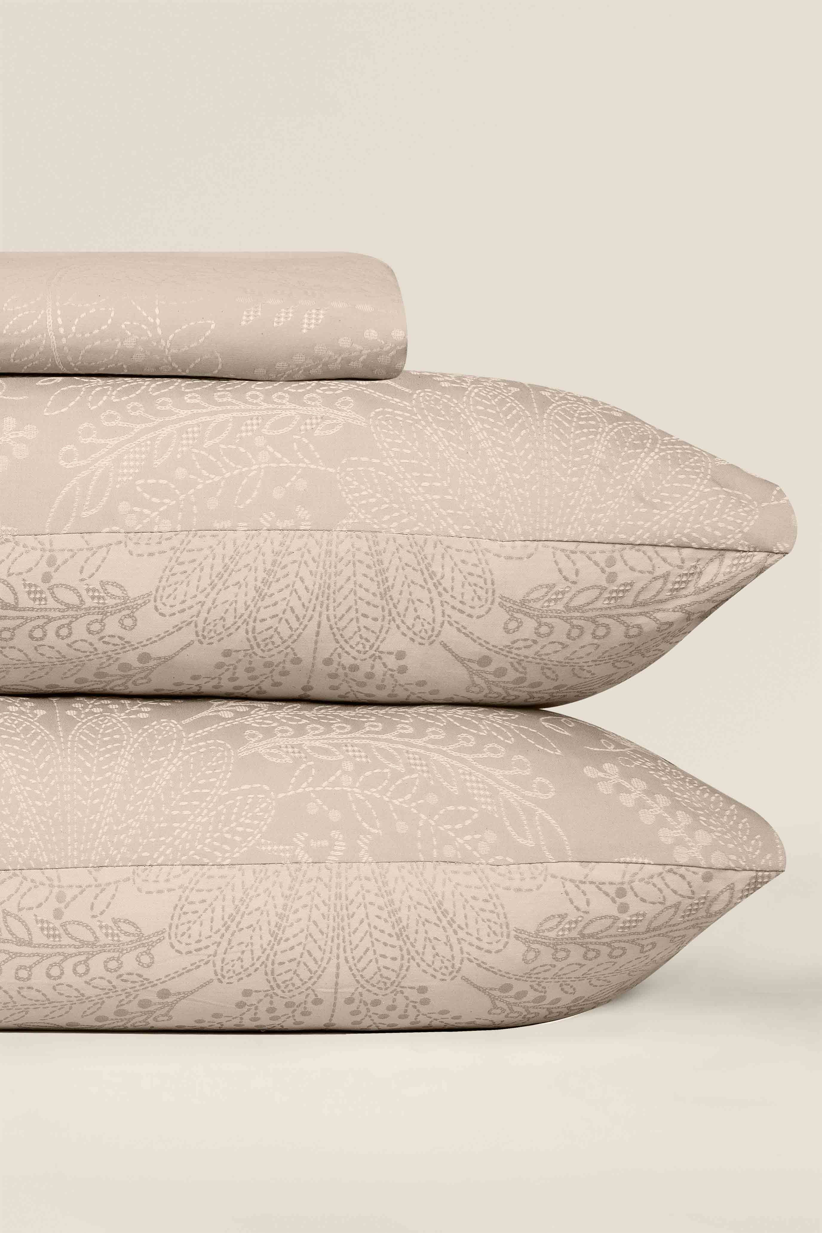Tan Jacquard Throw - Image 3