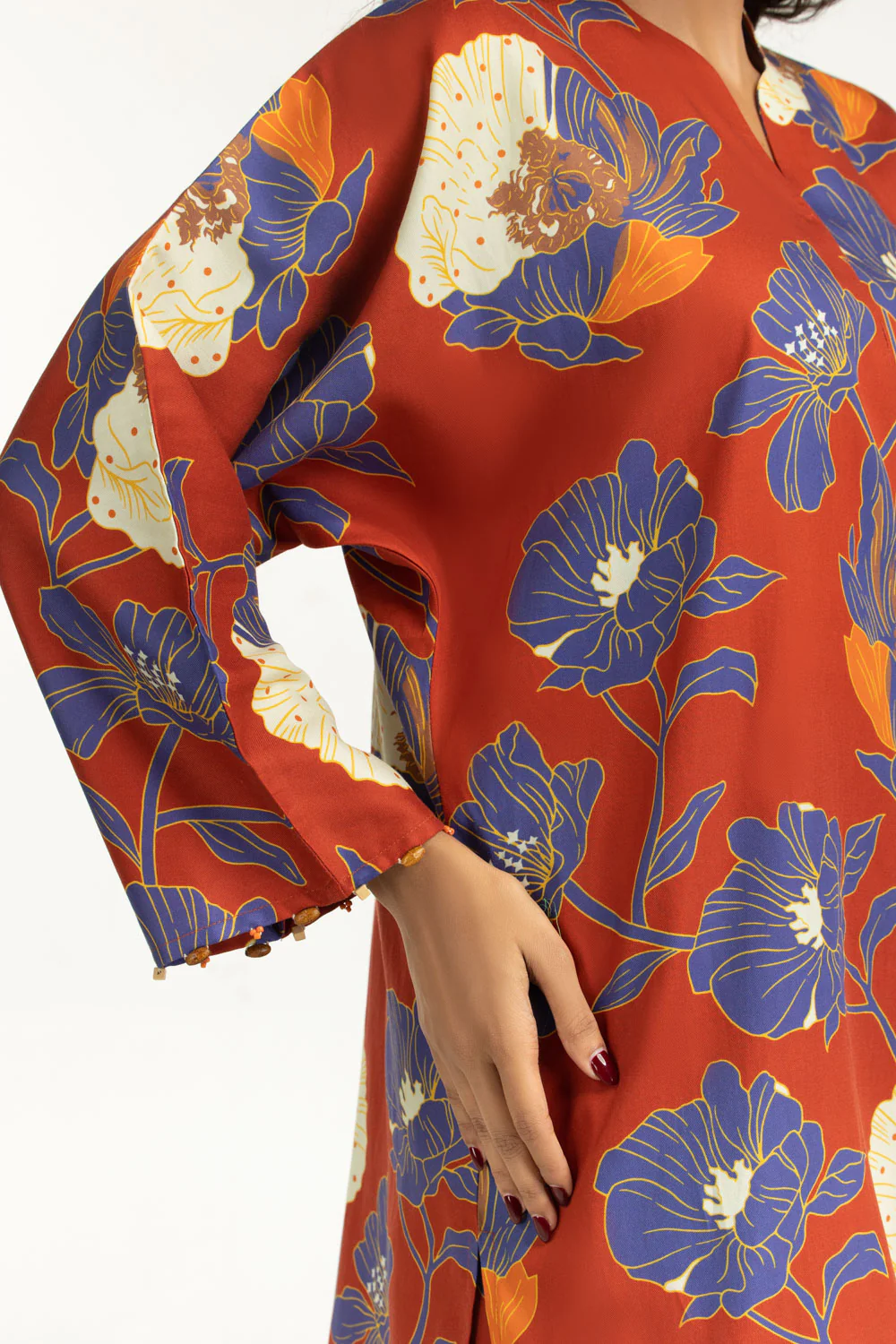 Tencil Viscose Printed Co-Ord Set - Image 2
