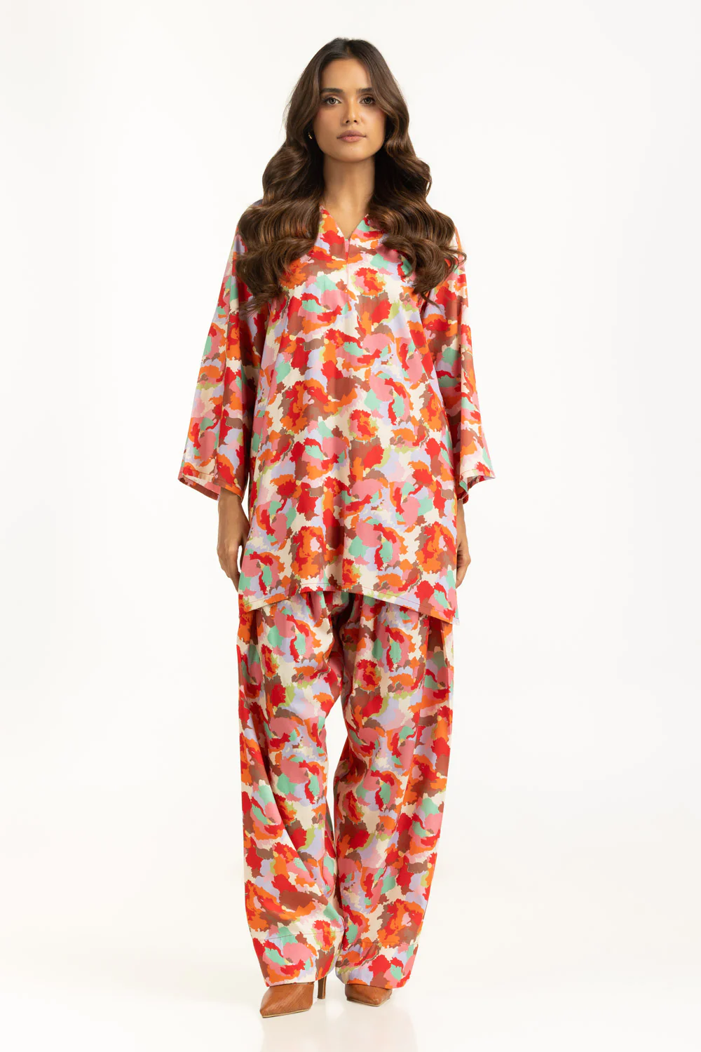 Tencil Viscose Printed Co-Ord Set