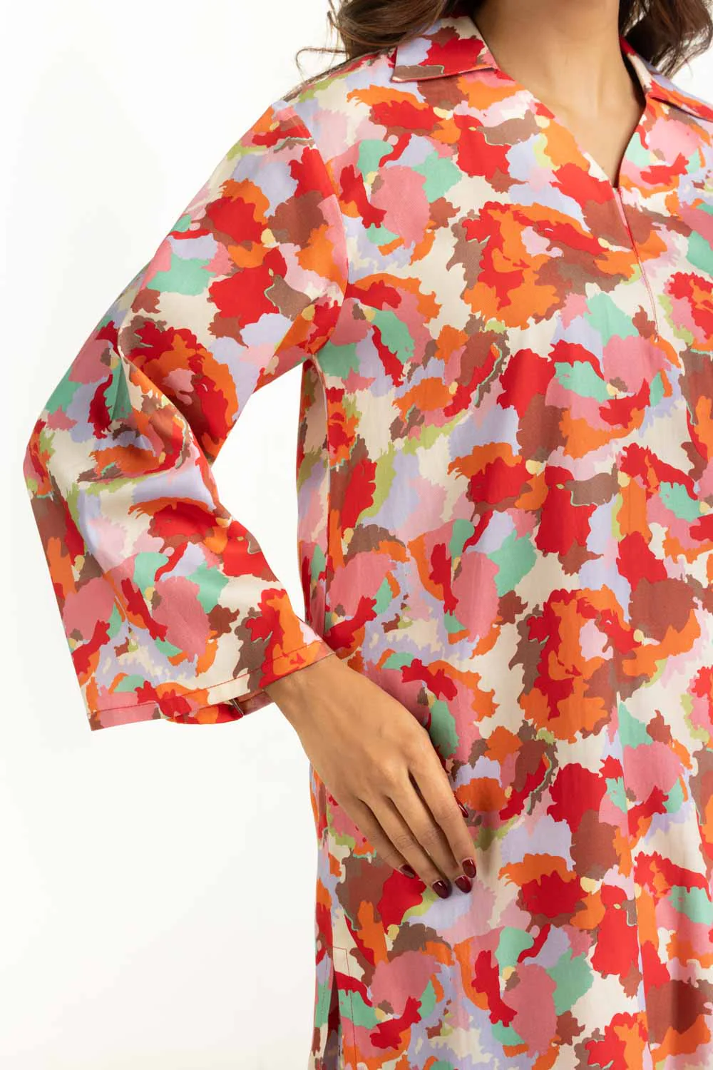 Tencil Viscose Printed Co-Ord Set - Image 2