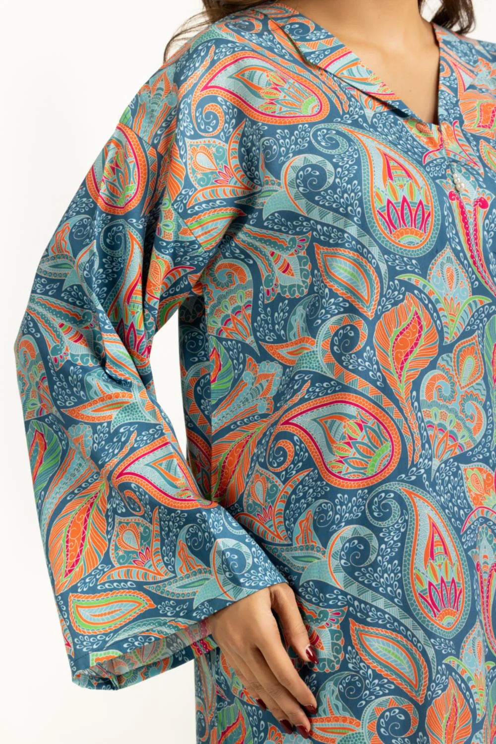 Tencil Viscose Printed Co-Ord Set - Image 2