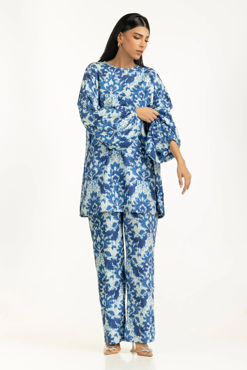 Tencil Viscose Printed Co-Ord Set - Image 3