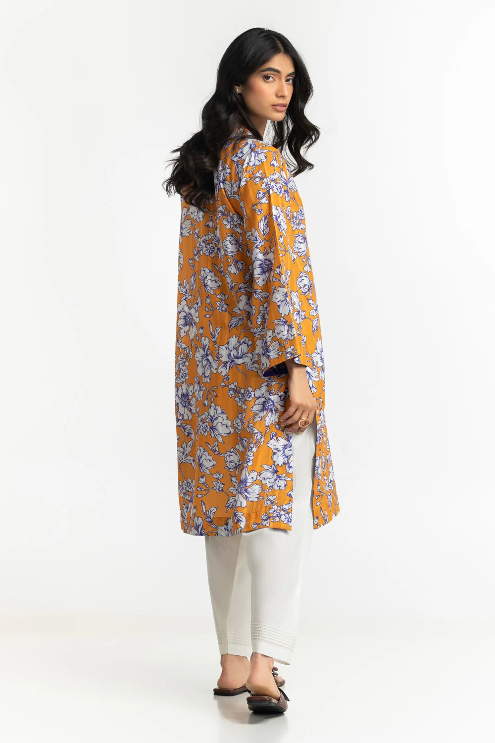 Textured Dobby Printed Shirt - Image 3