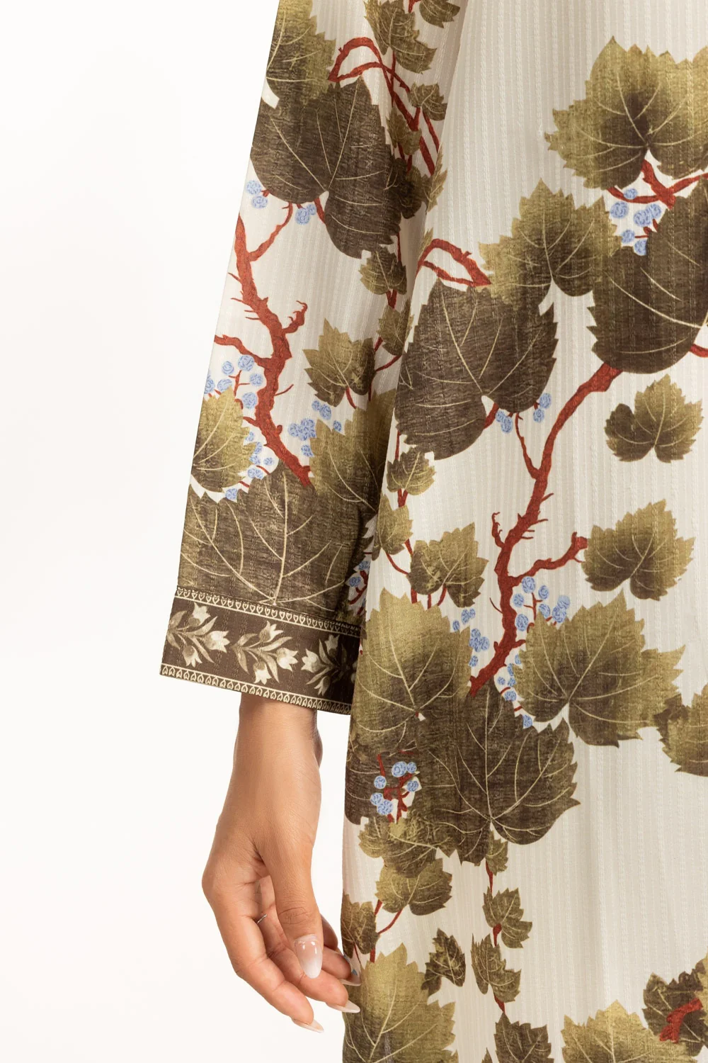 Textured Dobby Printed Shirt - Image 2