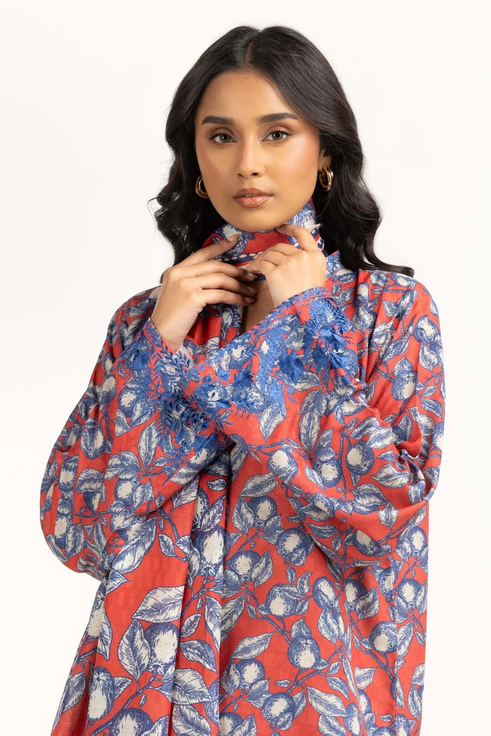 Textured Dobby Printed Shirt - Image 4