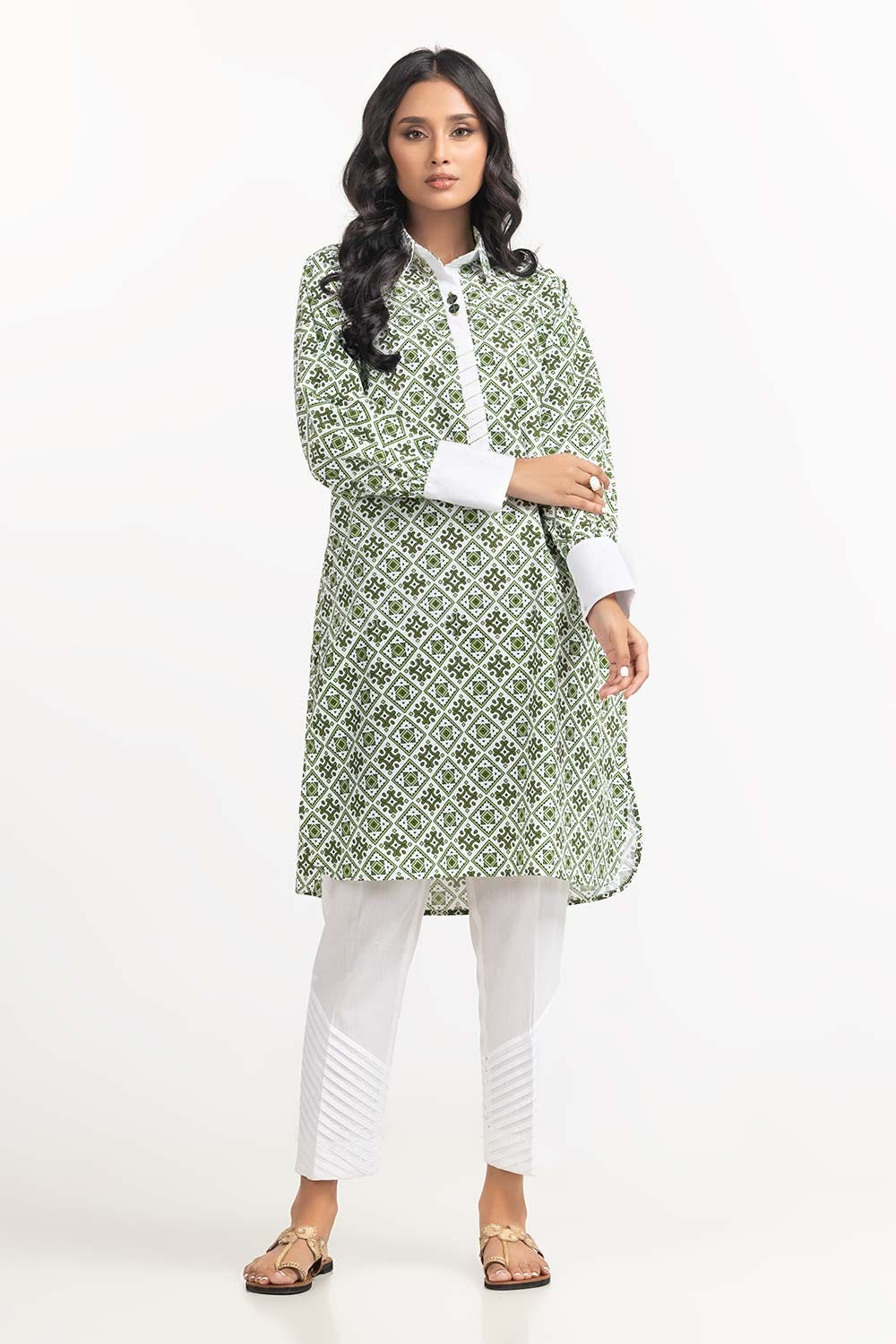 The Loom Dobby Block Printed Shirt - Image 3