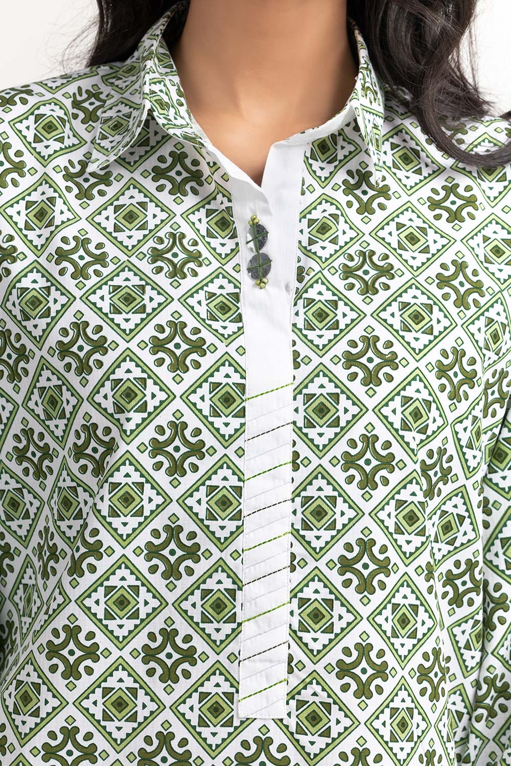 The Loom Dobby Block Printed Shirt - Image 5