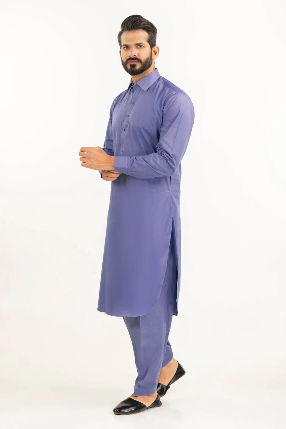Titanium Latha Unstitched Fabric Cotton - Image 17