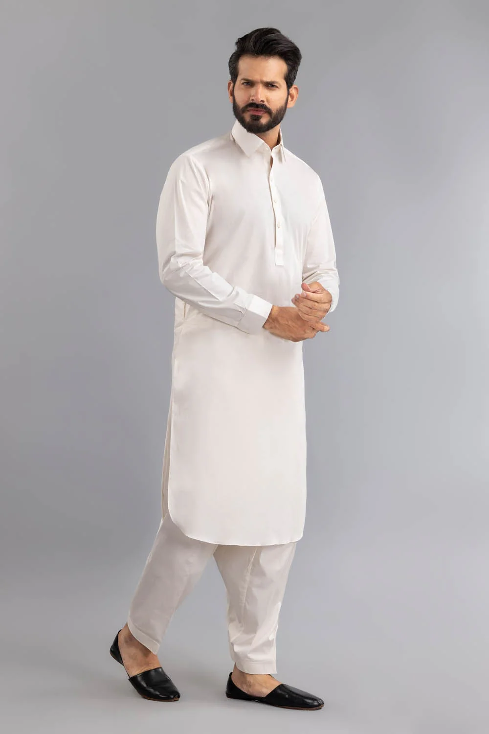 Titanium Latha Unstitched Fabric Cotton - Image 3