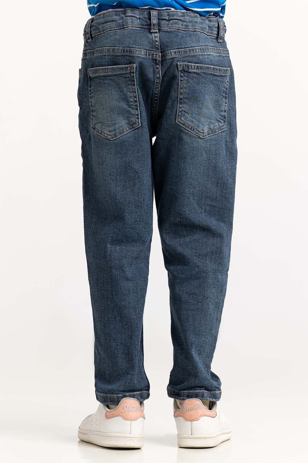 Toddler Boy Blue Jeans - Image 5