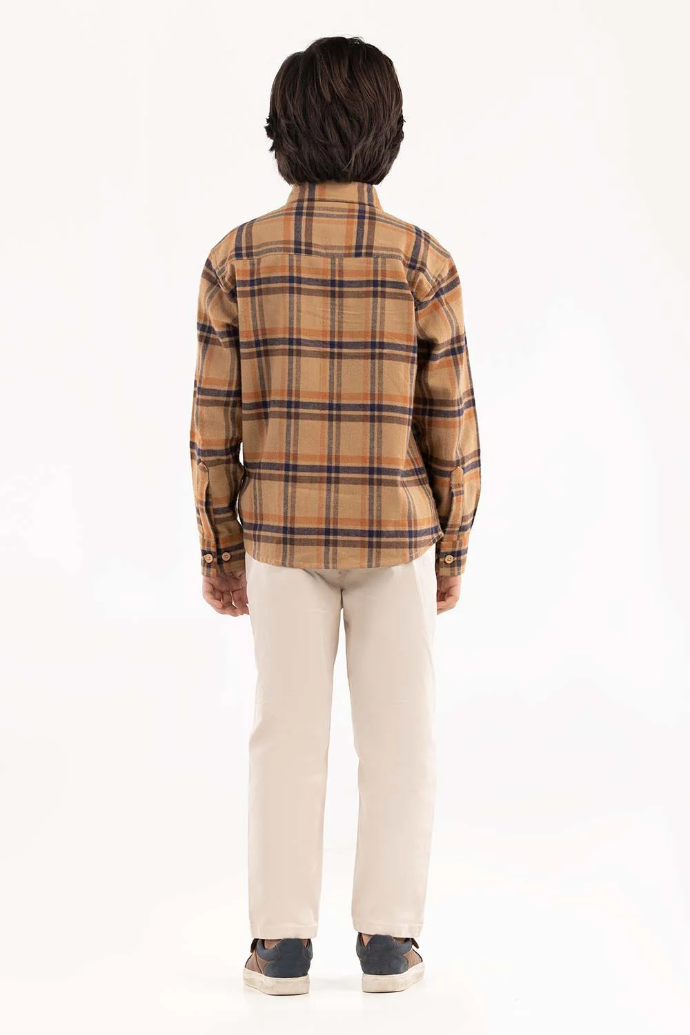 Toddler Boy Khaki Casual Shirt 224 - Image 6