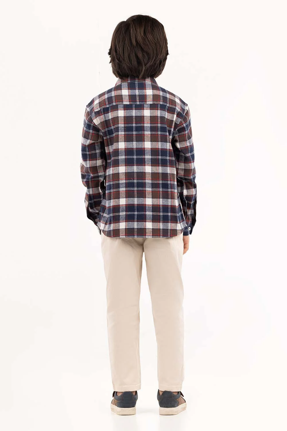 Toddler Boy Navy Casual Shirt - Image 6