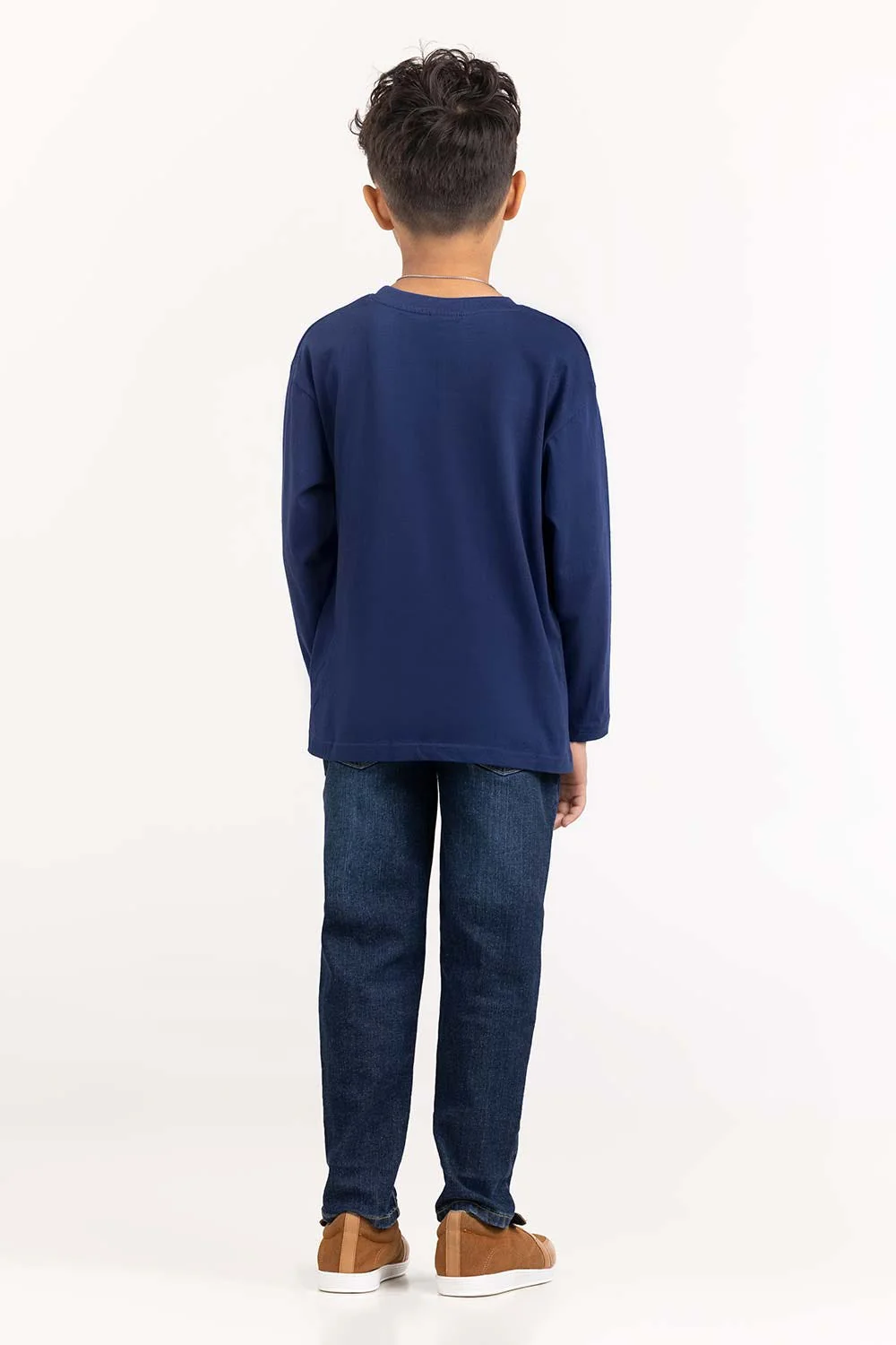 Toddler Boy Navy Knit - Image 6