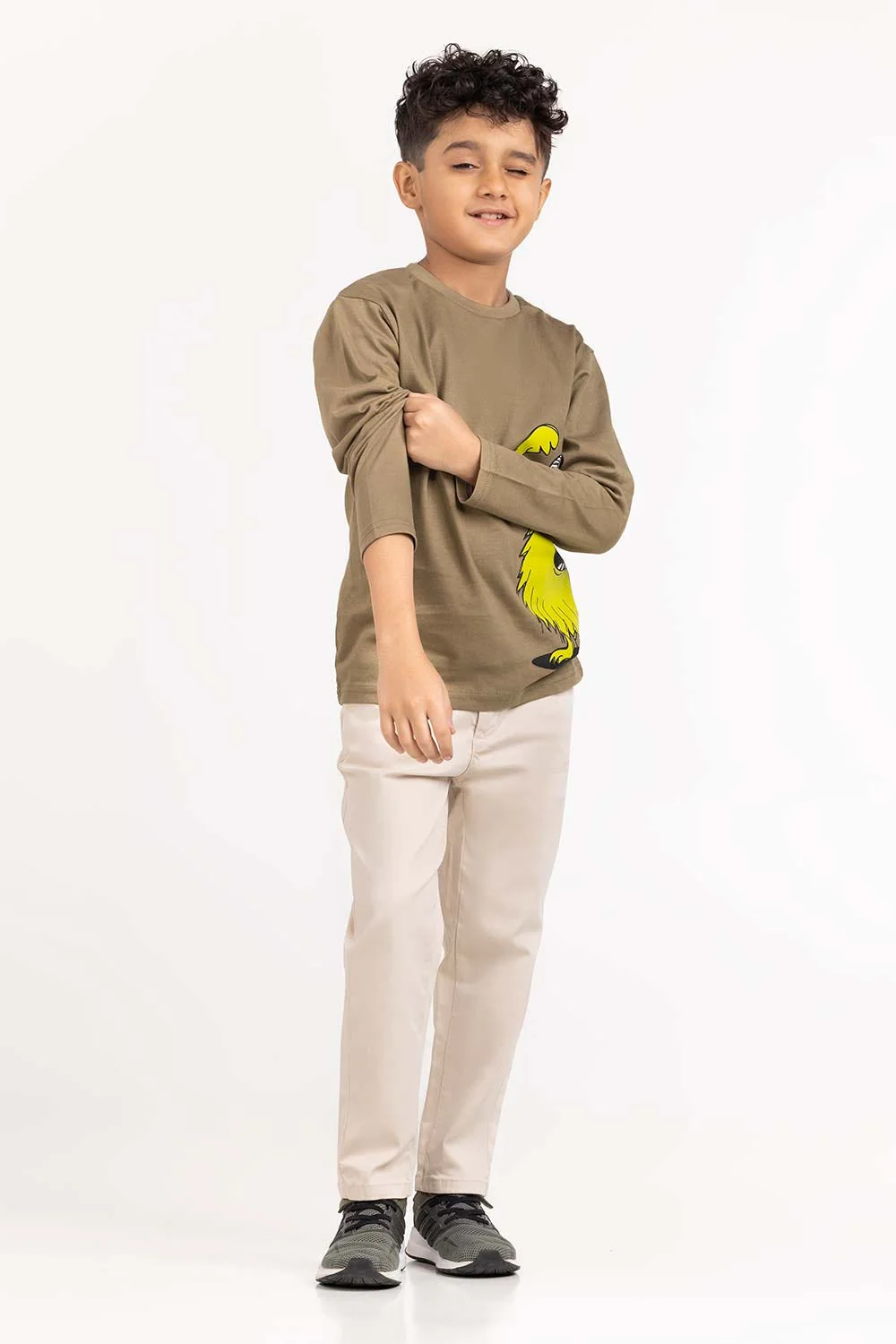 Toddler Boy Olive Knit - Image 5