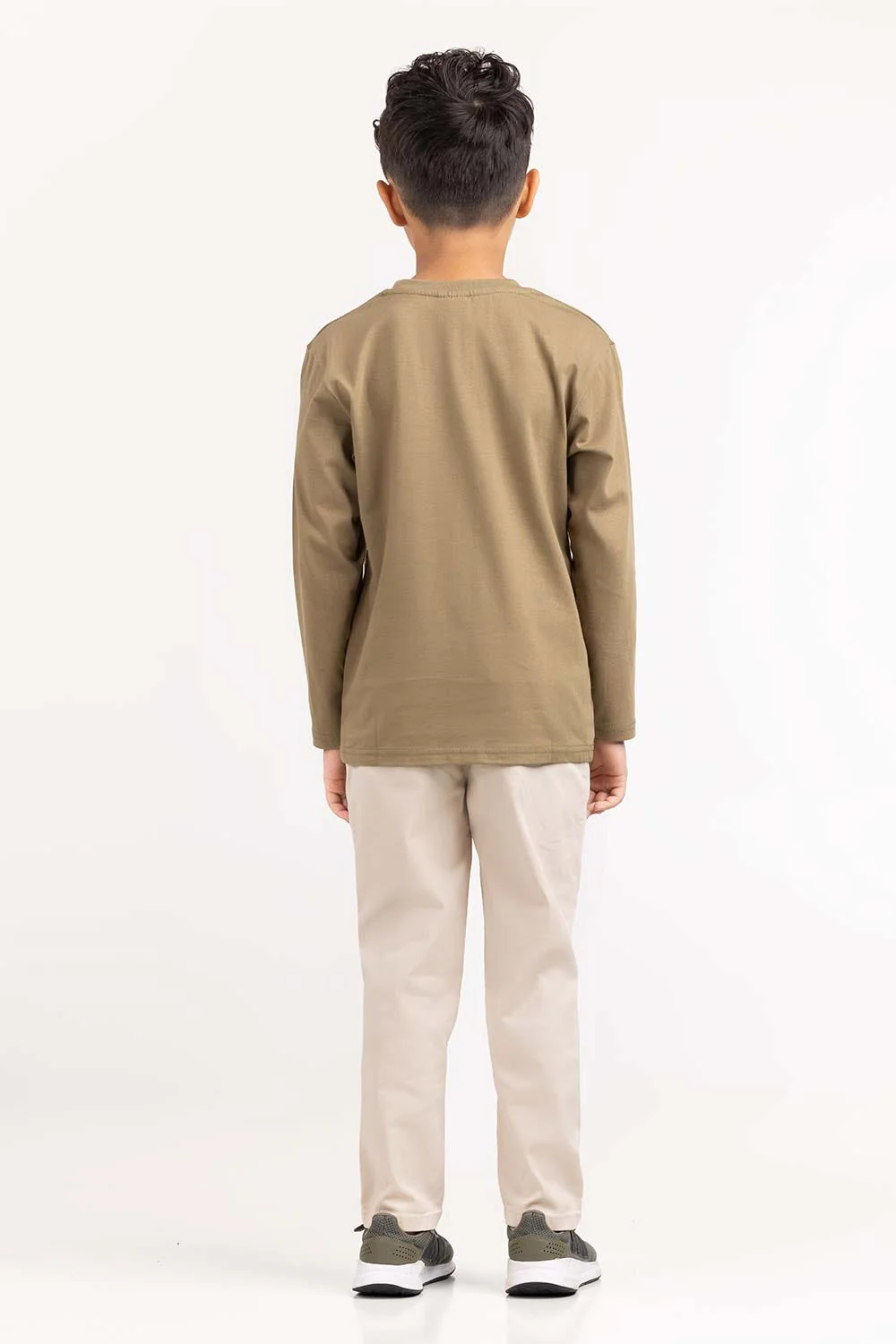 Toddler Boy Olive Knit - Image 6