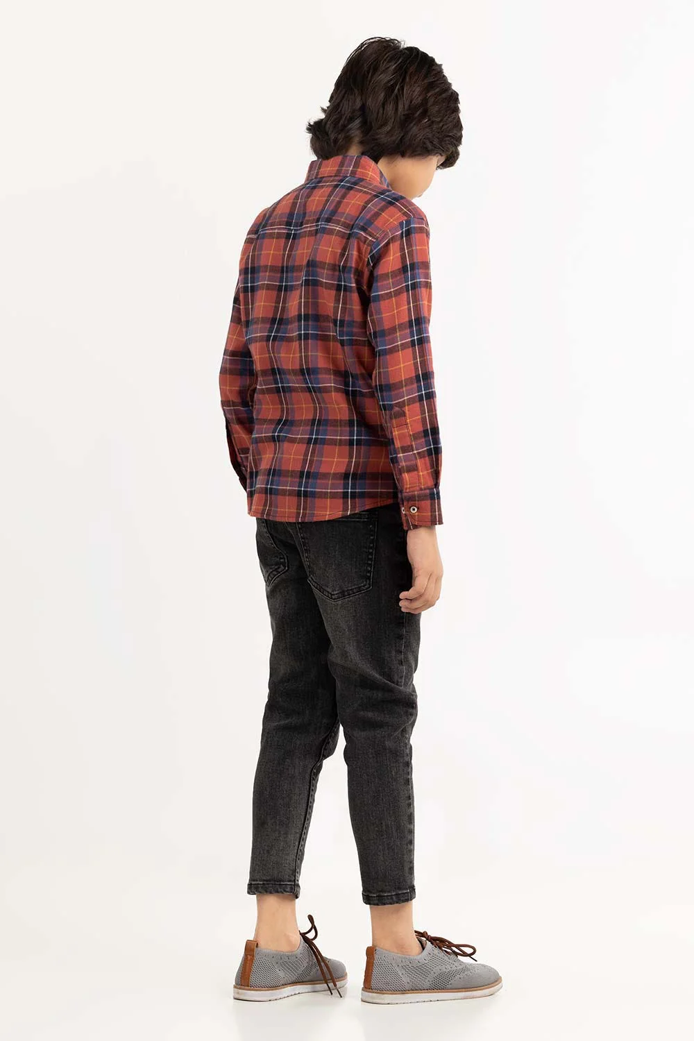 Toddler Boy Salmon Casual Shirt - Image 5